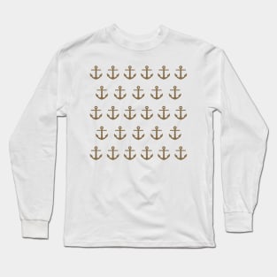 Gold Anchor Long Sleeve T-Shirt